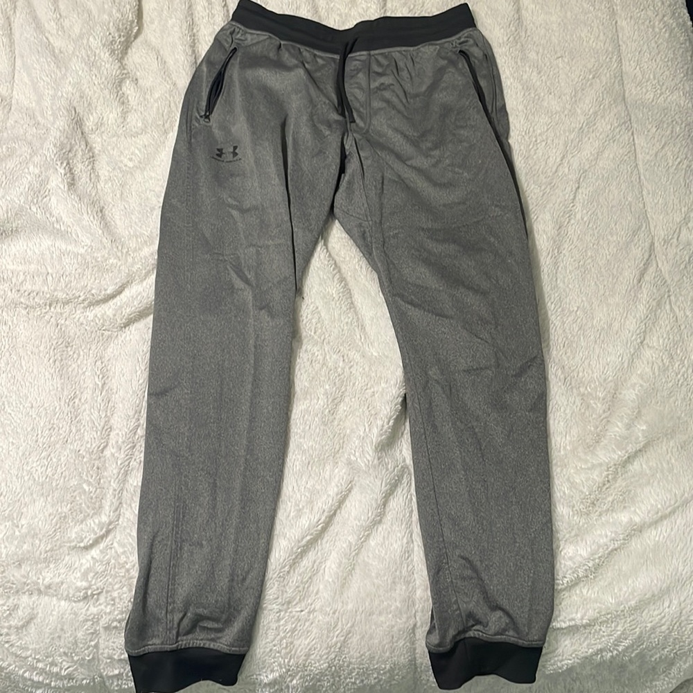 Under Armour large sweat pants cold gear